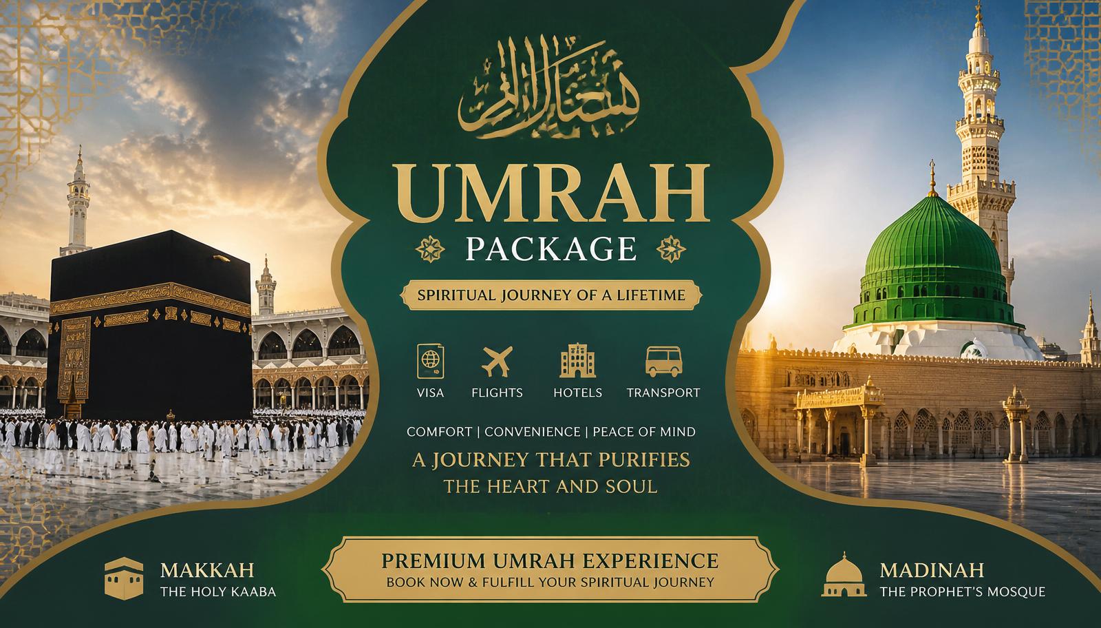 Umrah package banner